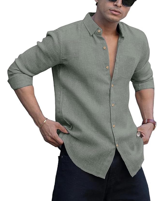 NexaFlair Men's Regular Fit Solid - Image 4